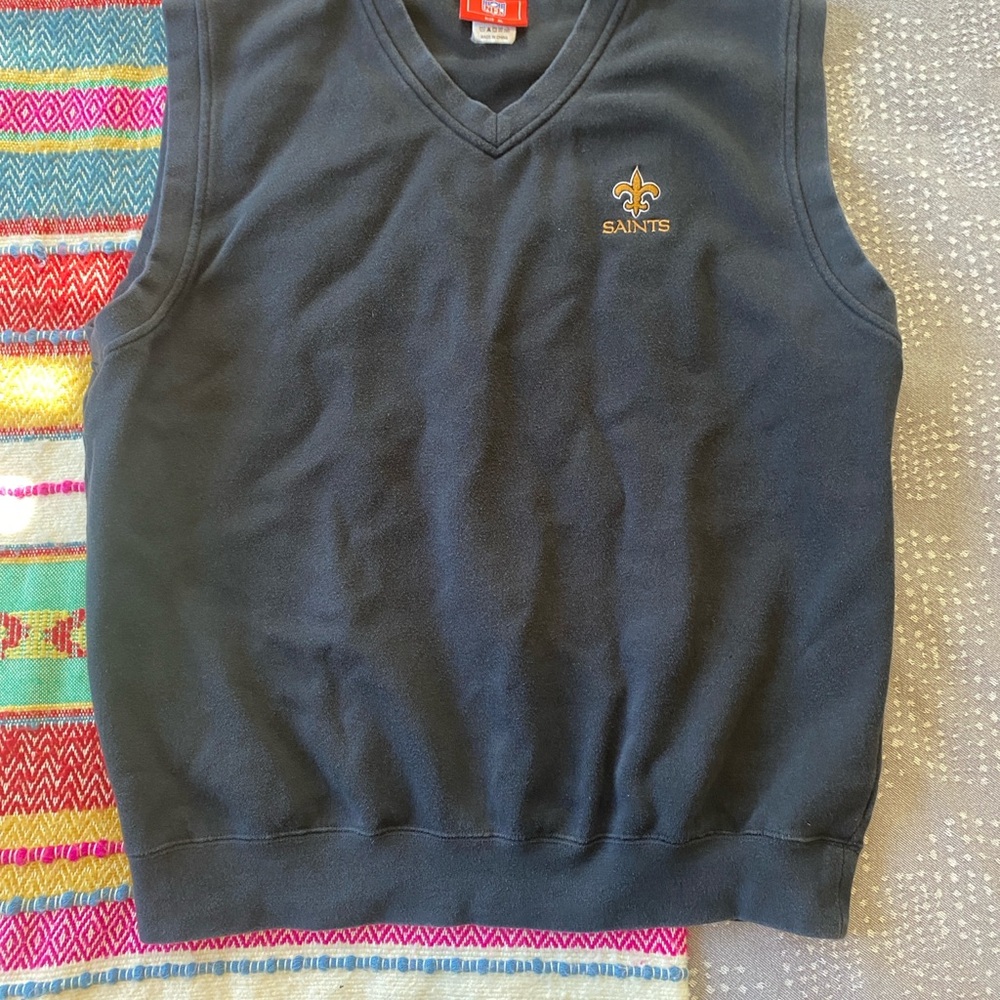 New Orleans Saints Vintage Y2K NFL sweater vest - XL